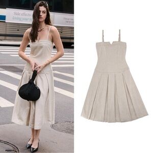 Seventy + Mochi Maddie Dress in Ecru Denim